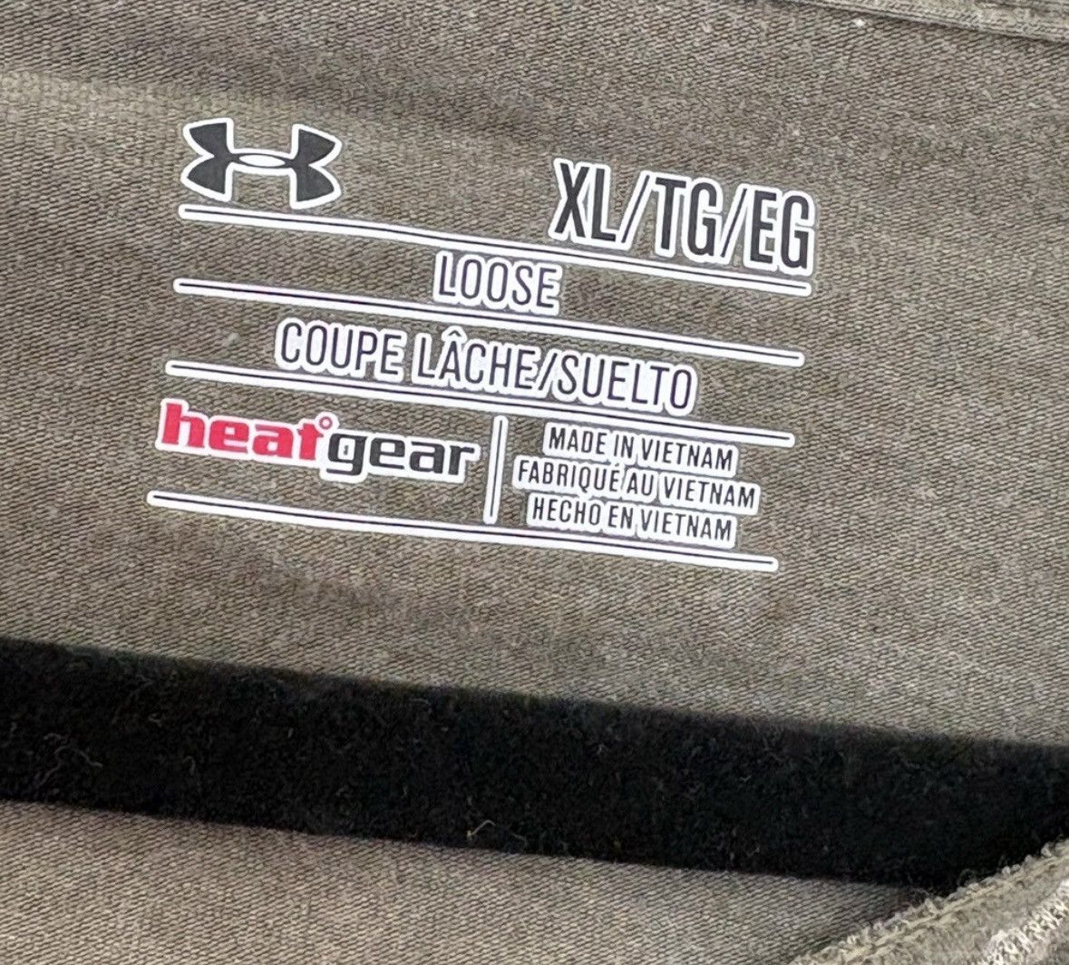 Under Armour Under Armor Heat Gear Green I Served Graphic Short Sleeve Size US XL / EU 56 / 4 - 2 Thumbnail