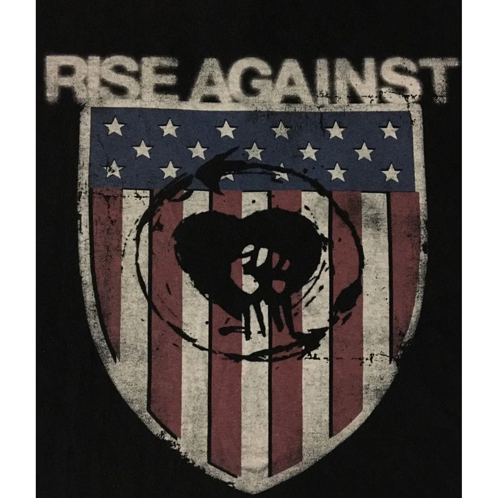 Vintage Rise Against Shirt M Black Band Concert Punk Rock Grunge Tour 80s 90s Vintage Mens Biker Rock Concert Tour Velvety Fade OFFS Size US M / EU 48-50 / 2 - 2 Thumbnail