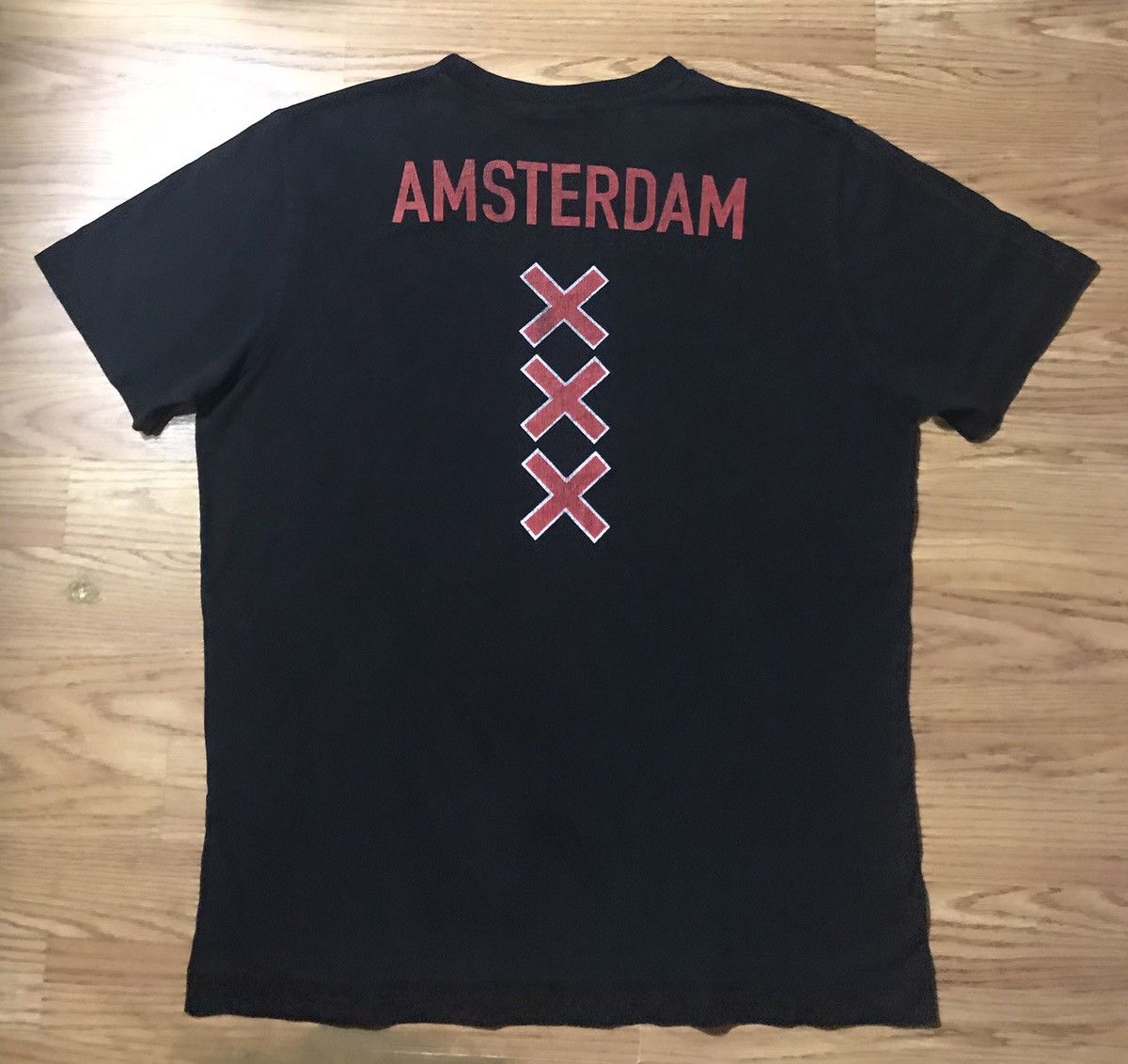 Puma Vintage Puma Amsterdam XXX Logo T-shirt Mens M Black Size US M / EU 48-50 / 2 - 2 Thumbnail
