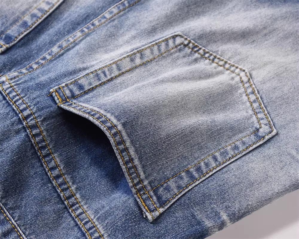 Japanese Brand × Jean Blue straight casual washed jeans Size US 32 / EU 48 - 6 Thumbnail