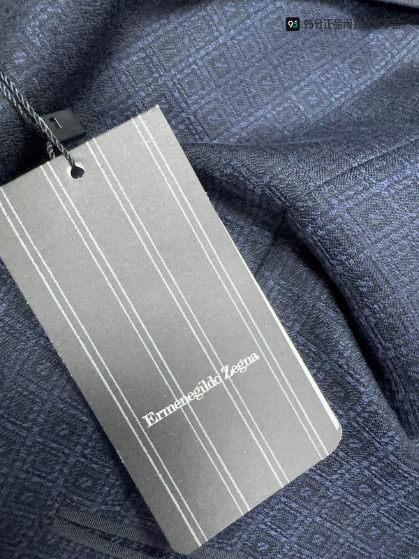 Ermenegildo Zegna Zegna Men's Midnight Check Single. Size US M / EU 48-50 / 2 - 2 Thumbnail