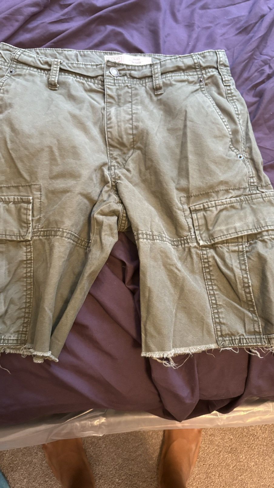Old Navy grenn jorts Size US 30 / EU 46 - 5 Thumbnail