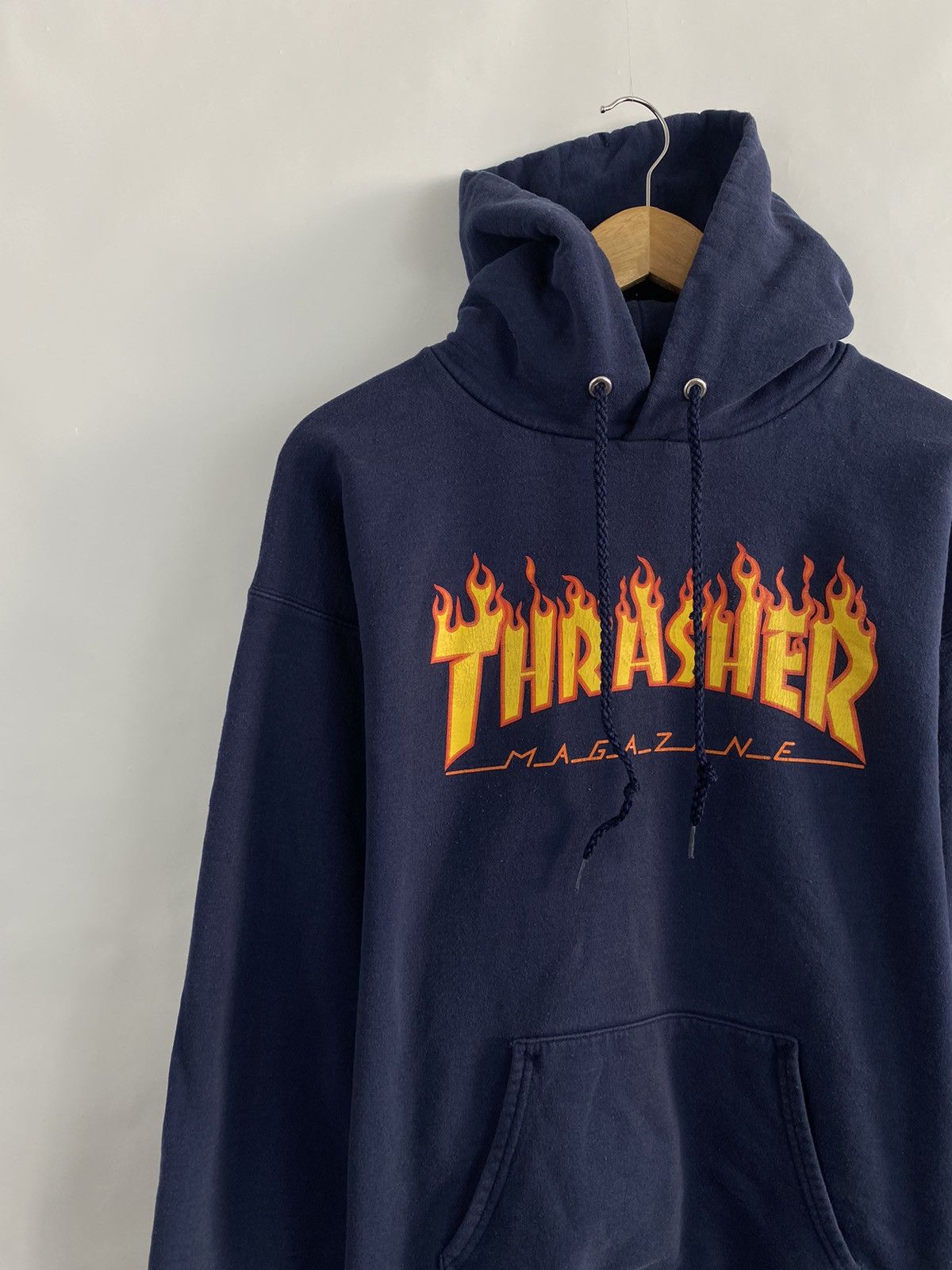 Thrasher 🇺🇸 Vintage 90s Thrasher Skateboard BMX Hoodie Retro Hype Y2K Size US M / EU 48-50 / 2 - 3 Thumbnail
