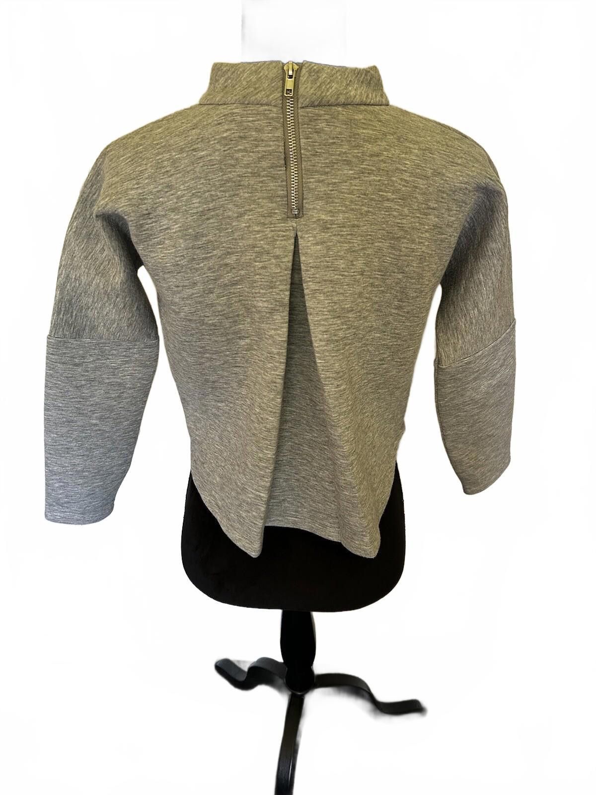 Other SEED Grey 3/4 Sleeve Ponte Jumper Sweater Top - Sz XS (005) Size XS / US 0-2 / IT 36-38 - 9 Thumbnail