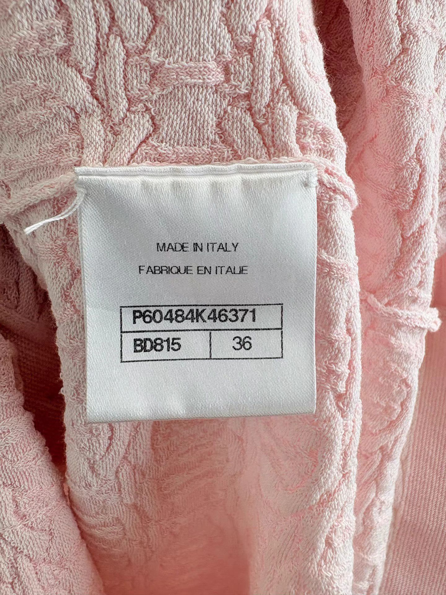 Chanel CHANEL Pink 3D Embossed Knit Cardigan K1 Size XS / US 0-2 / IT 36-38 - 5 Thumbnail