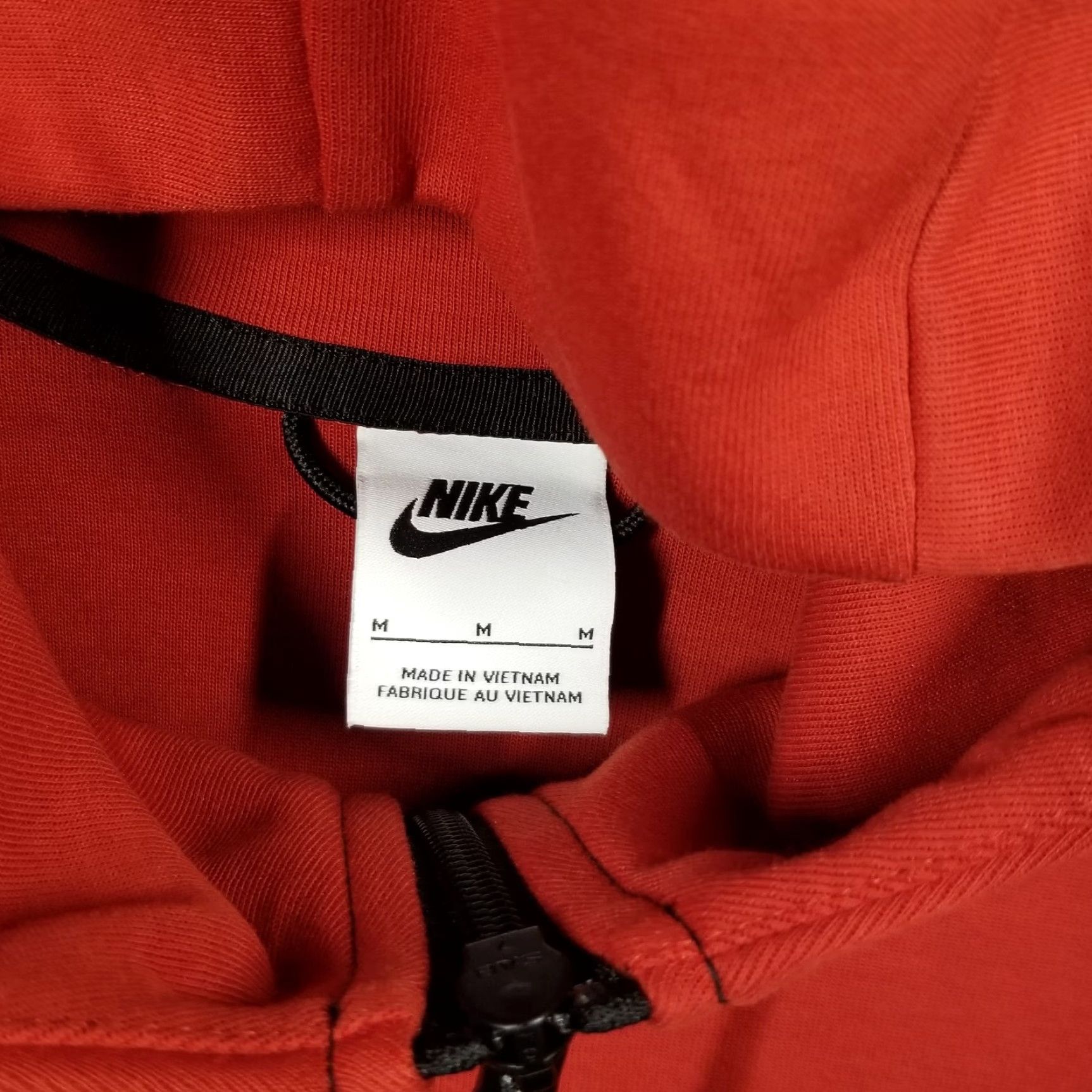 Nike Nike Sportswear Tech Fleece Windrunner Full-Zip Women Medium Activewear Red Cinnabar/Black 2024 Size M / US 6-8 / IT 42-44 - 4 Thumbnail