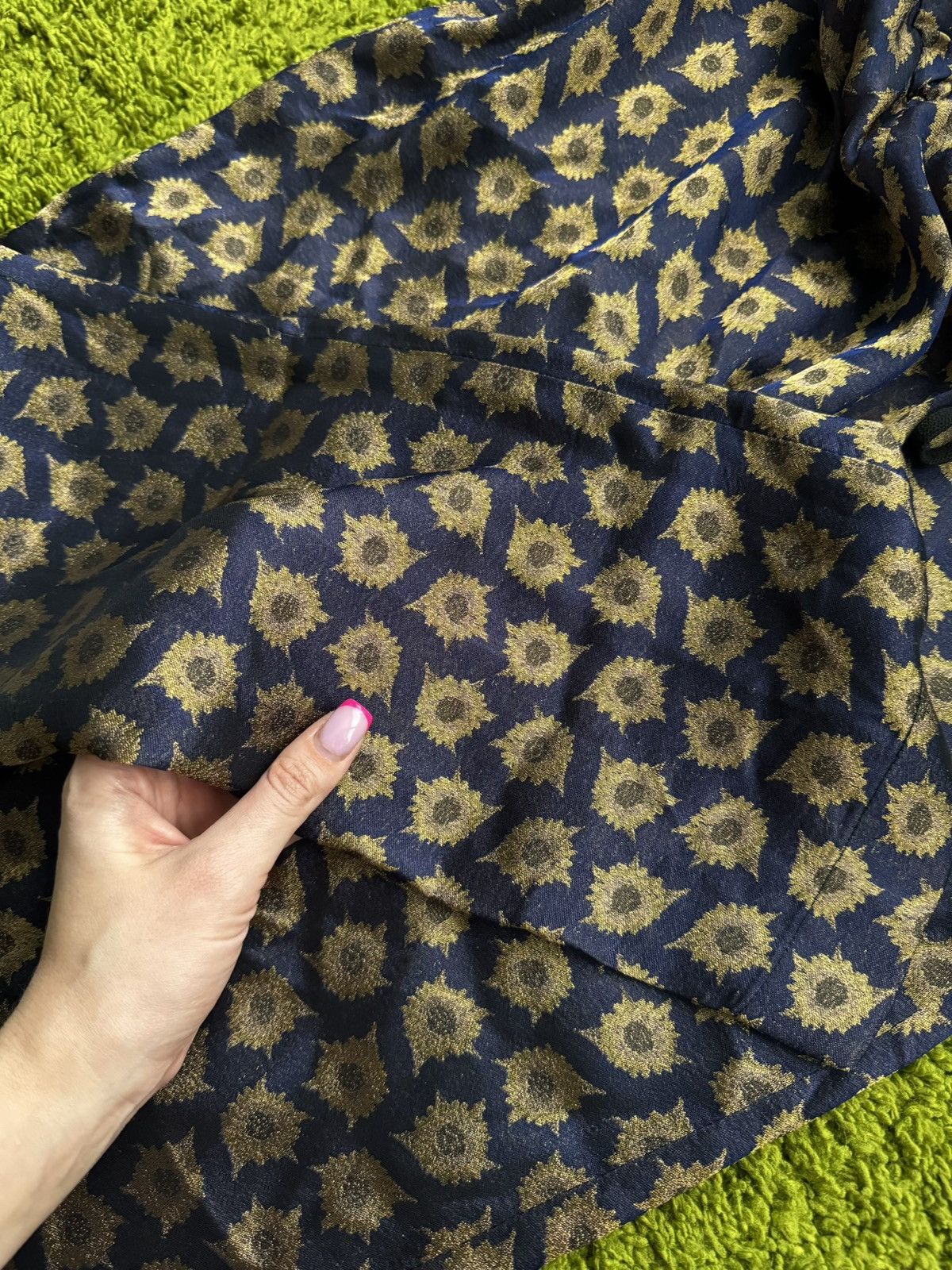 Designer × Dries Van Noten Dries Van Noten silk blend graphic pants Size 28" / US 6 / IT 42 - 5 Thumbnail
