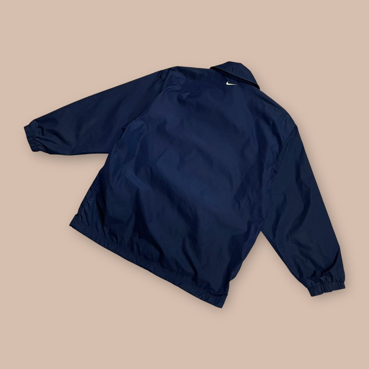 Nike OG 2000's Nike Navy Nylon Jacket Size US S / EU 44-46 / 1 - 2 Thumbnail