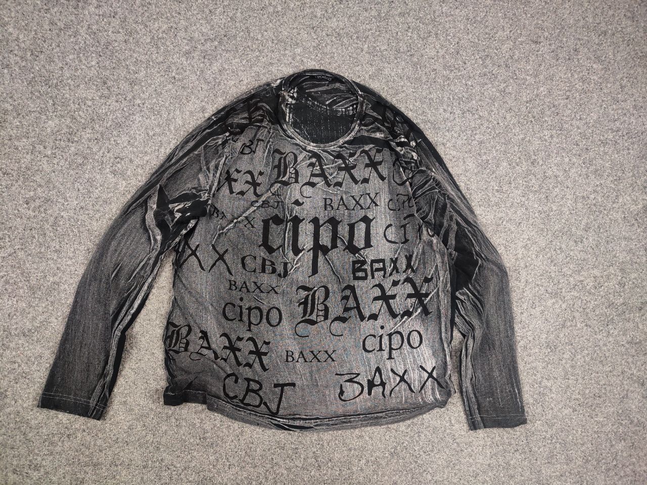 If Six Was Nine × Le Grande Bleu (L.G.B.) × Vintage Vtg Y2K If Six Was Nine LGB Style Cipo & Baxx long sleeve Size US L / EU 52-54 / 3 - 8 Thumbnail