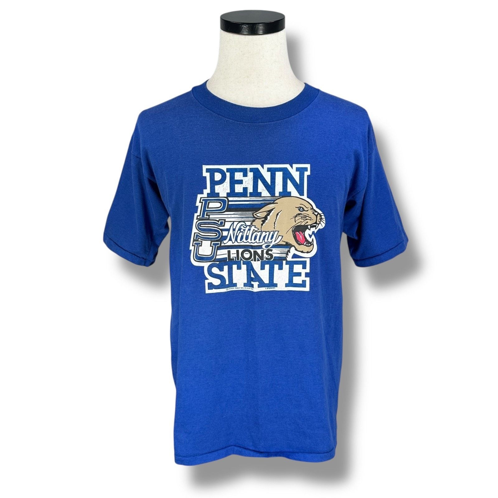 Other VTG Penn State Nittany Lions T-Shirt Men Large 1983 USA Blue Size US L / EU 52-54 / 3 - 1 Thumbnail
