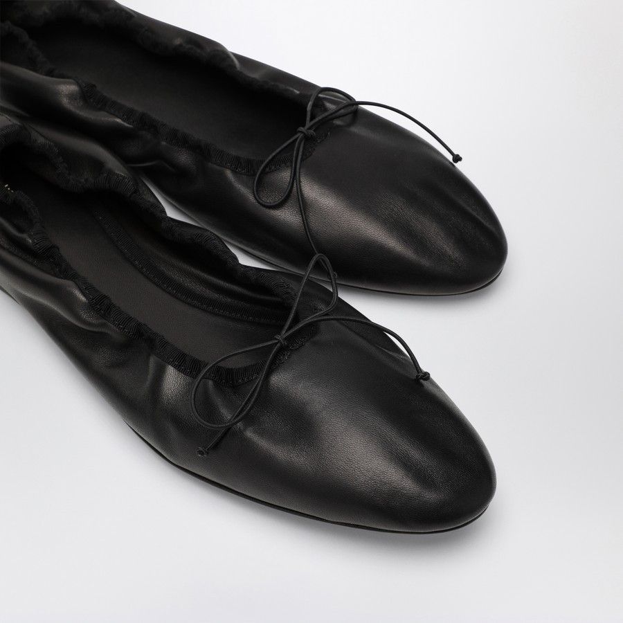 The Row o1d2blof1024 Leather Awar Ballerina in Black Size US 7 / IT 37 - 5 Thumbnail