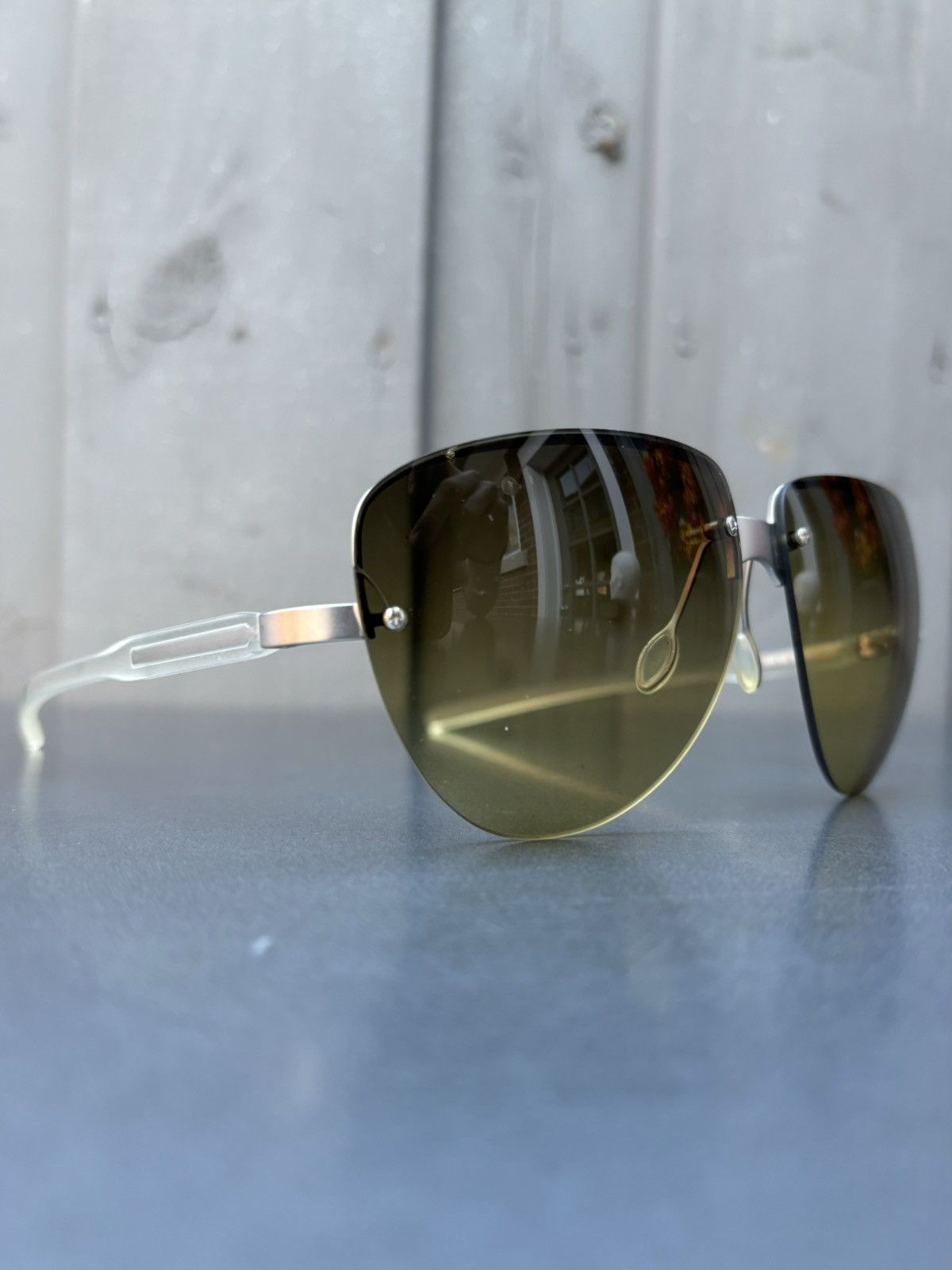 Prada × Vintage S/S 2000 Prada Sunglasses SPR 73A Rimless Vintage Prada Y2K Size ONE SIZE - 17 Thumbnail