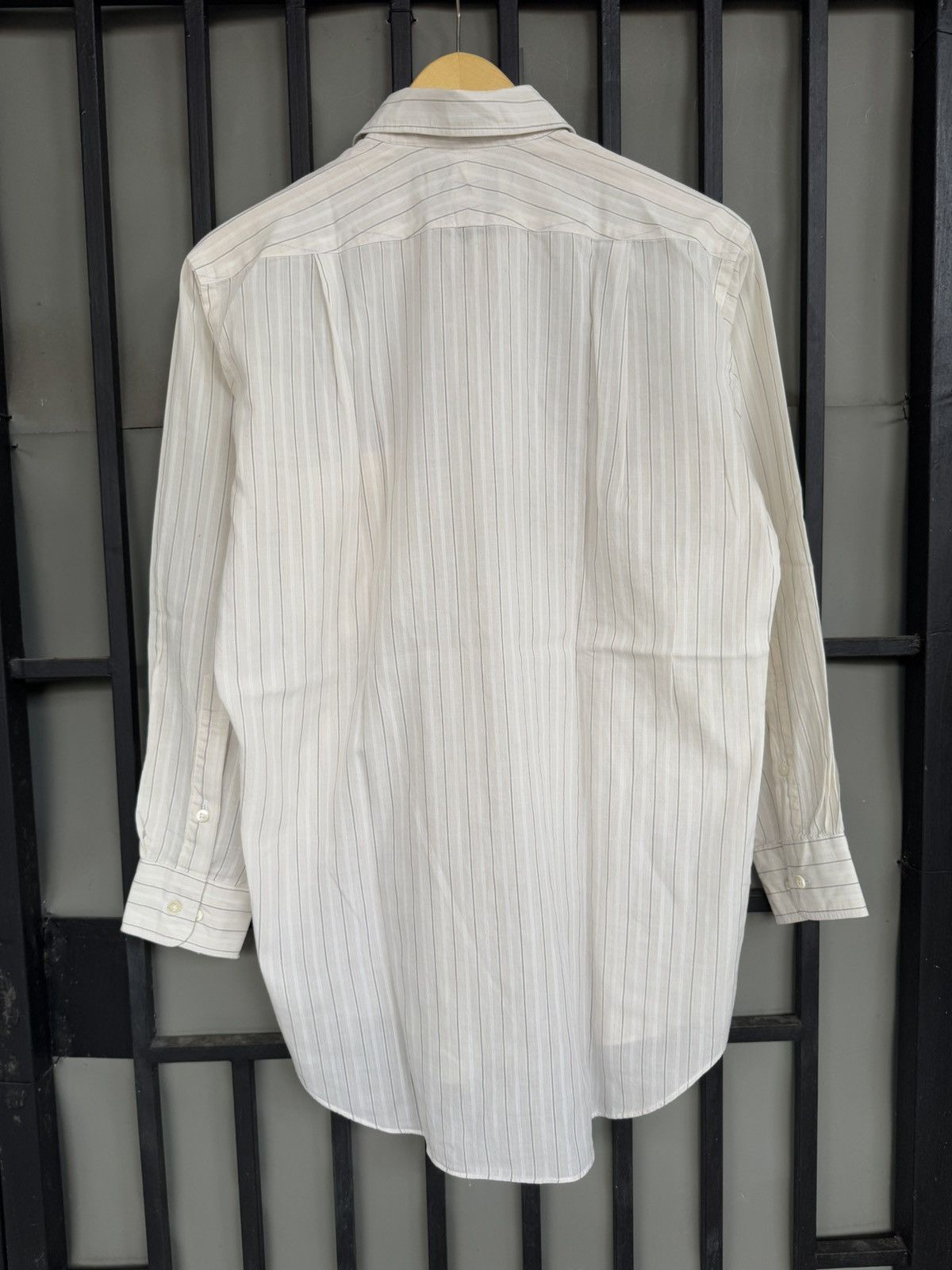 Givenchy VINTAGE GIVENCHY MONSIEUR STRIPE LONG SHIRT Size US M / EU 48-50 / 2 - 5 Thumbnail