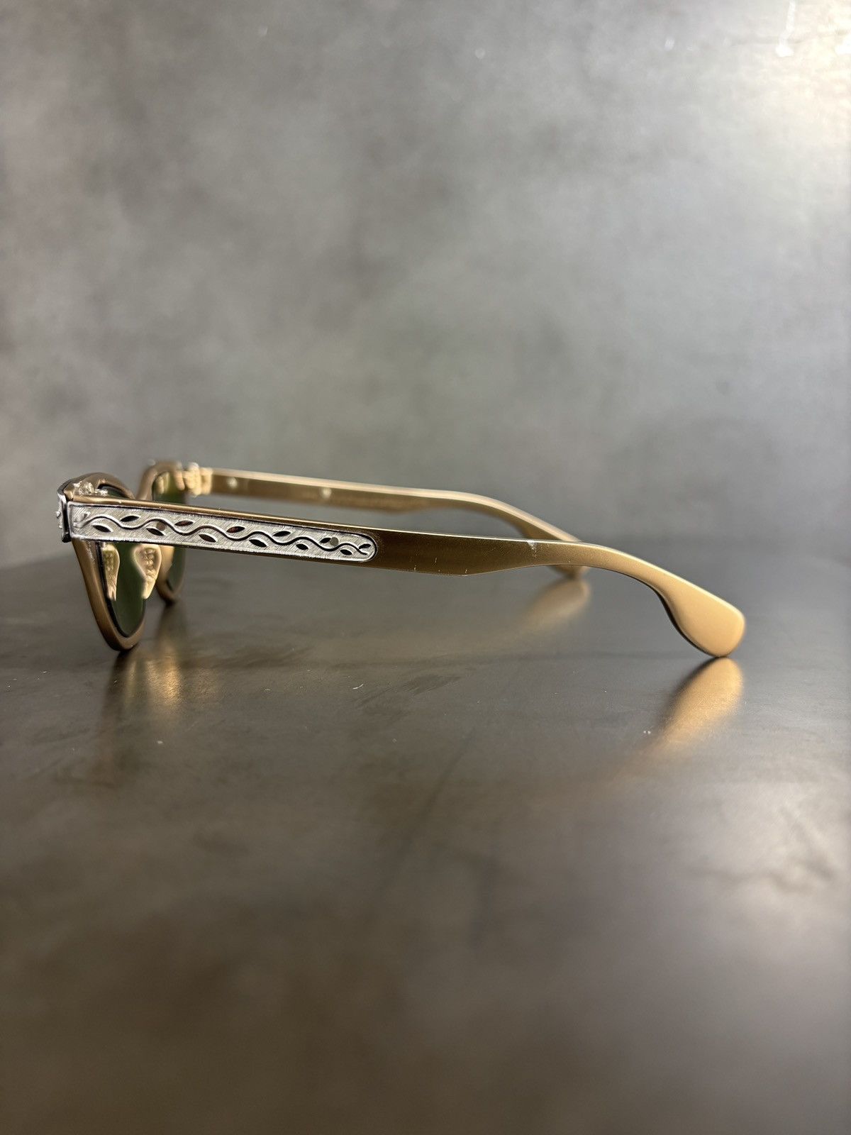 American Optical × Other × Vintage 1960s Tura Sunglasses 1950s Vintage Bronze Metal Turanette Size ONE SIZE - 6 Thumbnail