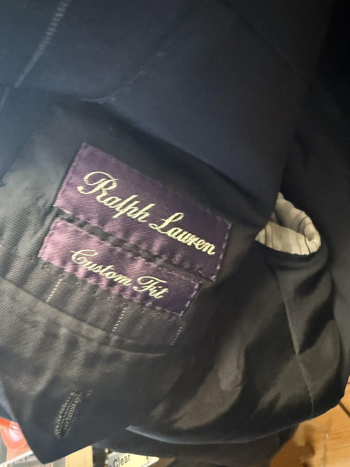 Ralph Lauren Purple Label RLPL double breasted Pinstripe suit Size 42R - 2 Thumbnail