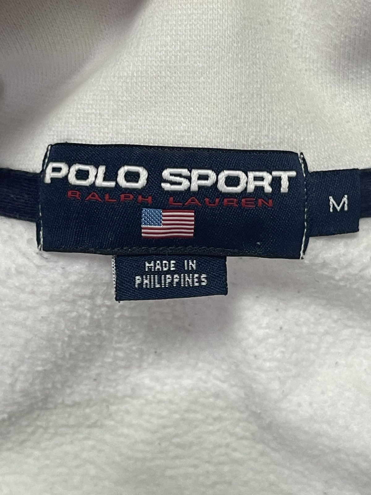 Polo Ralph Lauren 00s Ralph Lauren Polo Sport Embro Logo 1/4 Zip Sweatshirt Size US M / EU 48-50 / 2 - 13 Thumbnail