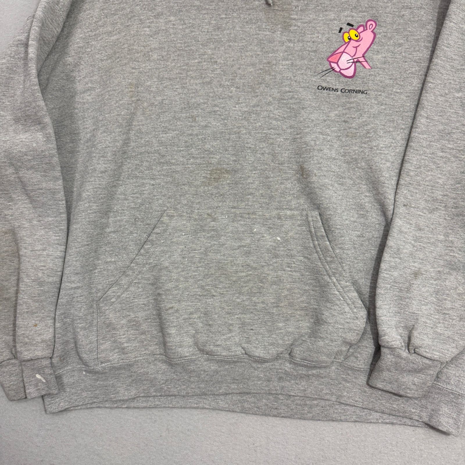 Vintage Vintage Pink Panther Hoodie 2XL Gray Pullover Sweatshirt 90s Size US XXL / EU 58 / 5 - 3 Thumbnail