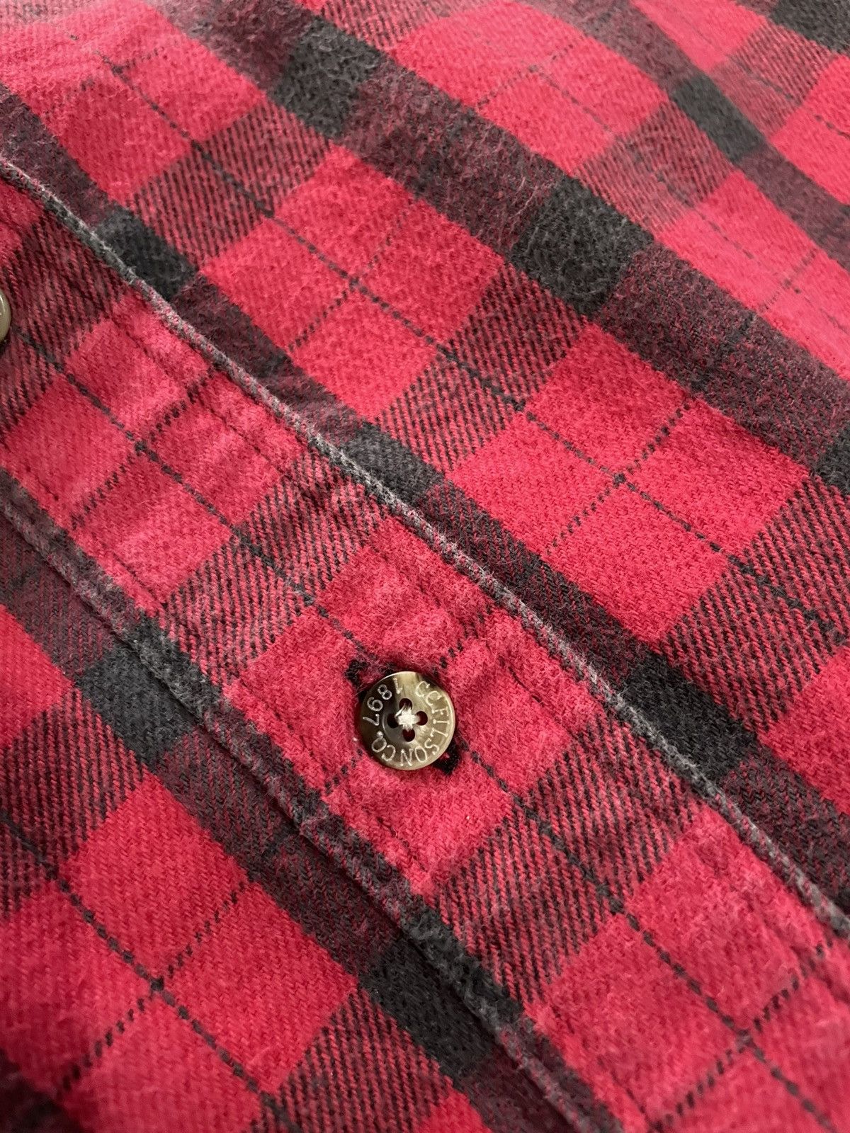 Filson Vintage Cc Filson Co Flannel Shirt Alaskan Guide Shirt Red Size US M / EU 48-50 / 2 - 10 Thumbnail