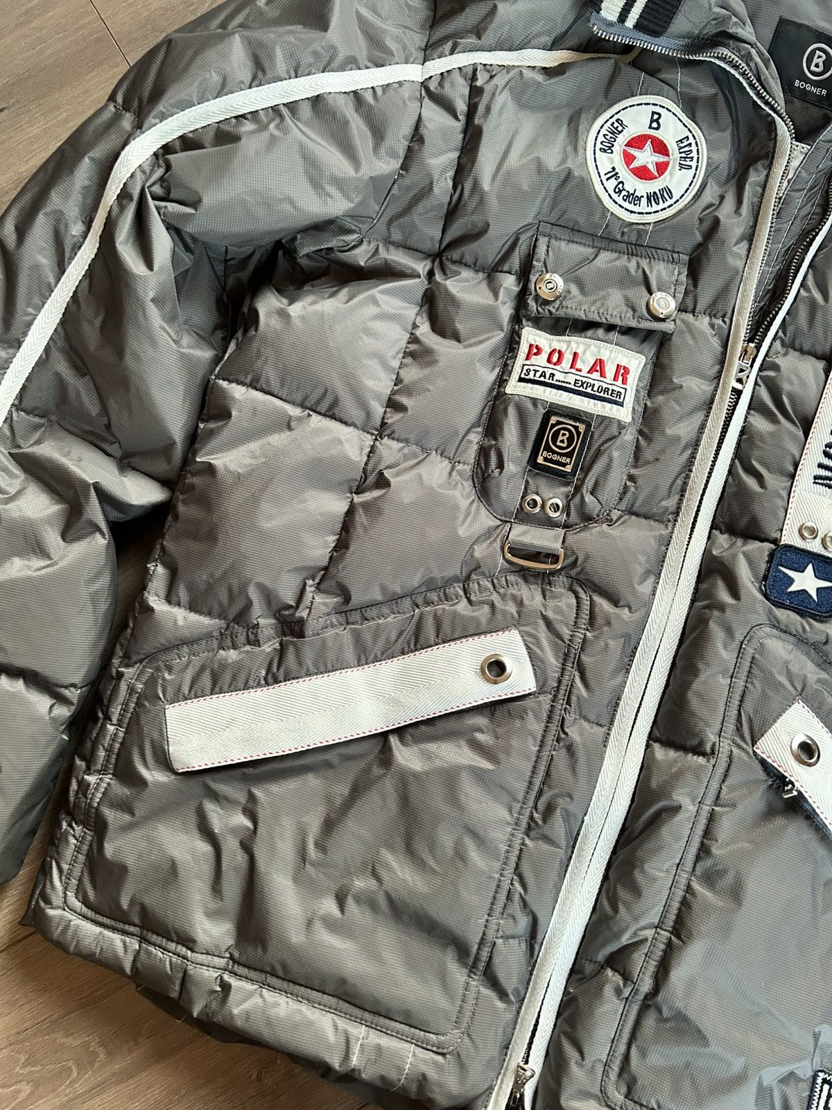 Bogner Bogner ski winter silver jacket XL XXL Size US XL / EU 56 / 4 - 3 Thumbnail