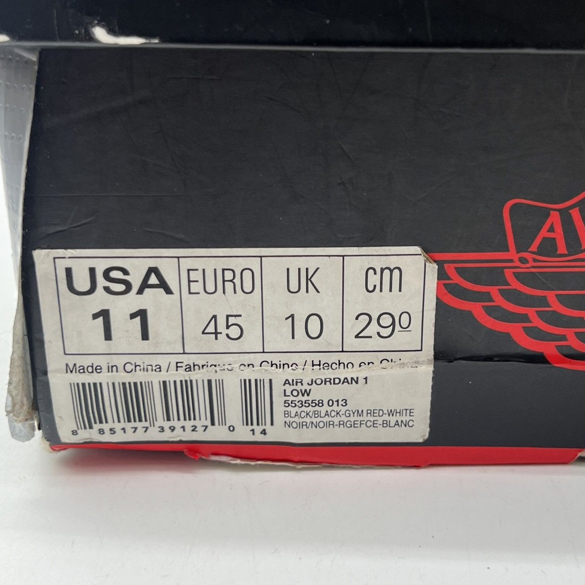 Nike Air Jordan 1 low bred Size US 11 / EU 44 - 6 Thumbnail