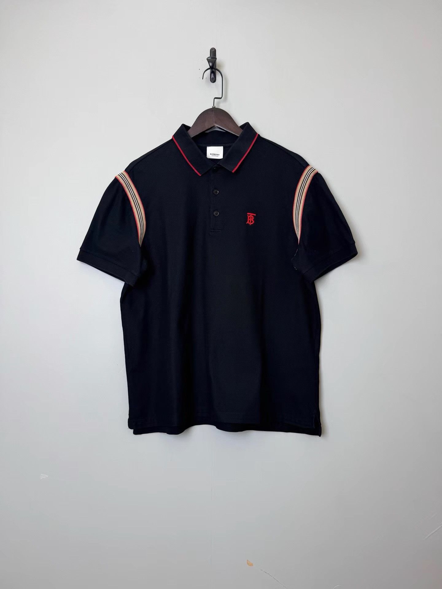 Burberry Burberry Color Striped TB Embroidered Polo Shirt K36 Size US XL / EU 56 / 4 - 1 Thumbnail