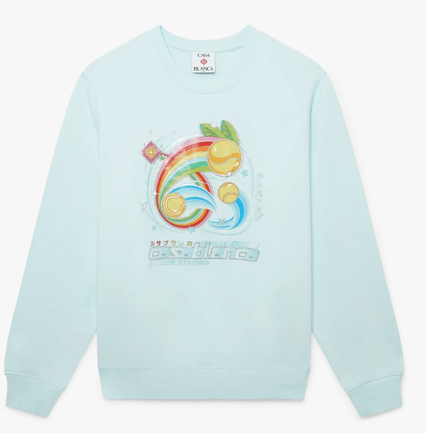 Casablanca BNWT AW25 CASABLANCA MANGA TENNIS BALL SWEATSHIRT S Size US S / EU 44-46 / 1 - 11 Thumbnail