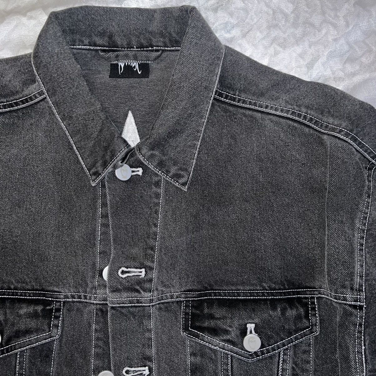 Revenge Revenge Black/White Embroidered Denim Jacket Size US M / EU 48-50 / 2 - 2 Thumbnail