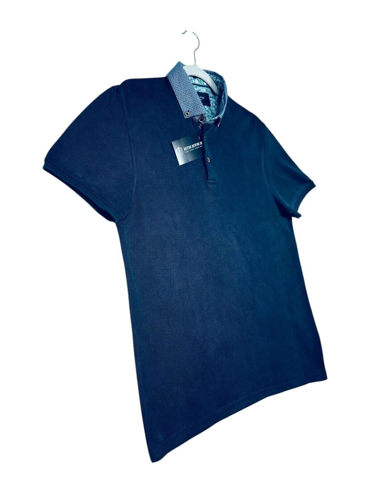 Ted Baker Ted Baker 4 Polo Shirt Men's UK Size L Blue Short Sleeve Size US L / EU 52-54 / 3 - 5 Thumbnail