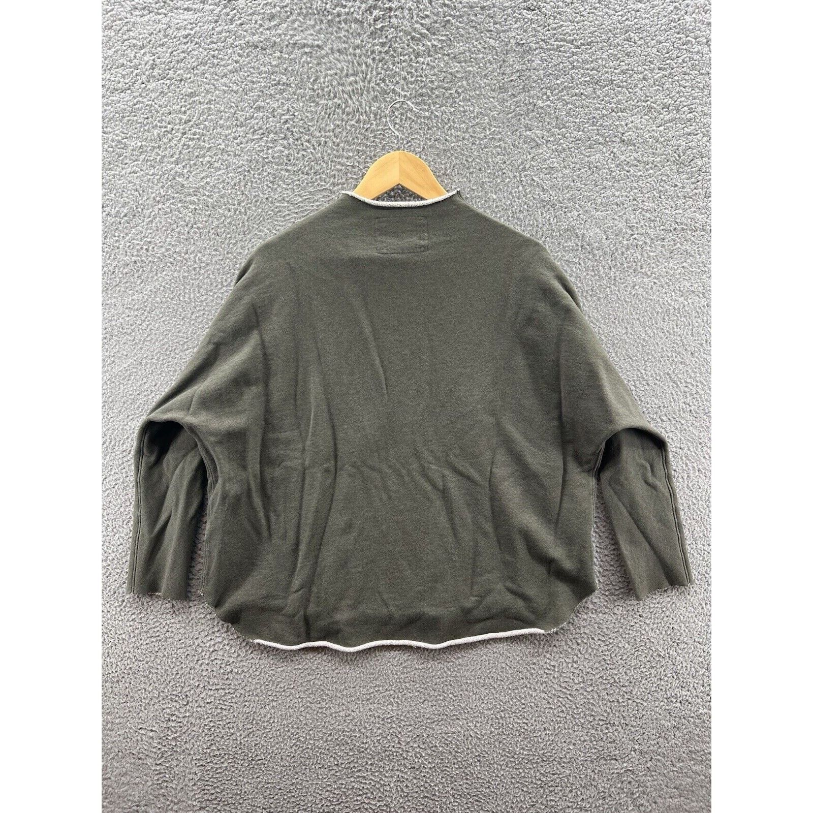 Frank & Eileen Frank & Eileen Oversized Funnel Neck Green Sweatshirt Sz M Size M / US 6-8 / IT 42-44 - 2 Thumbnail