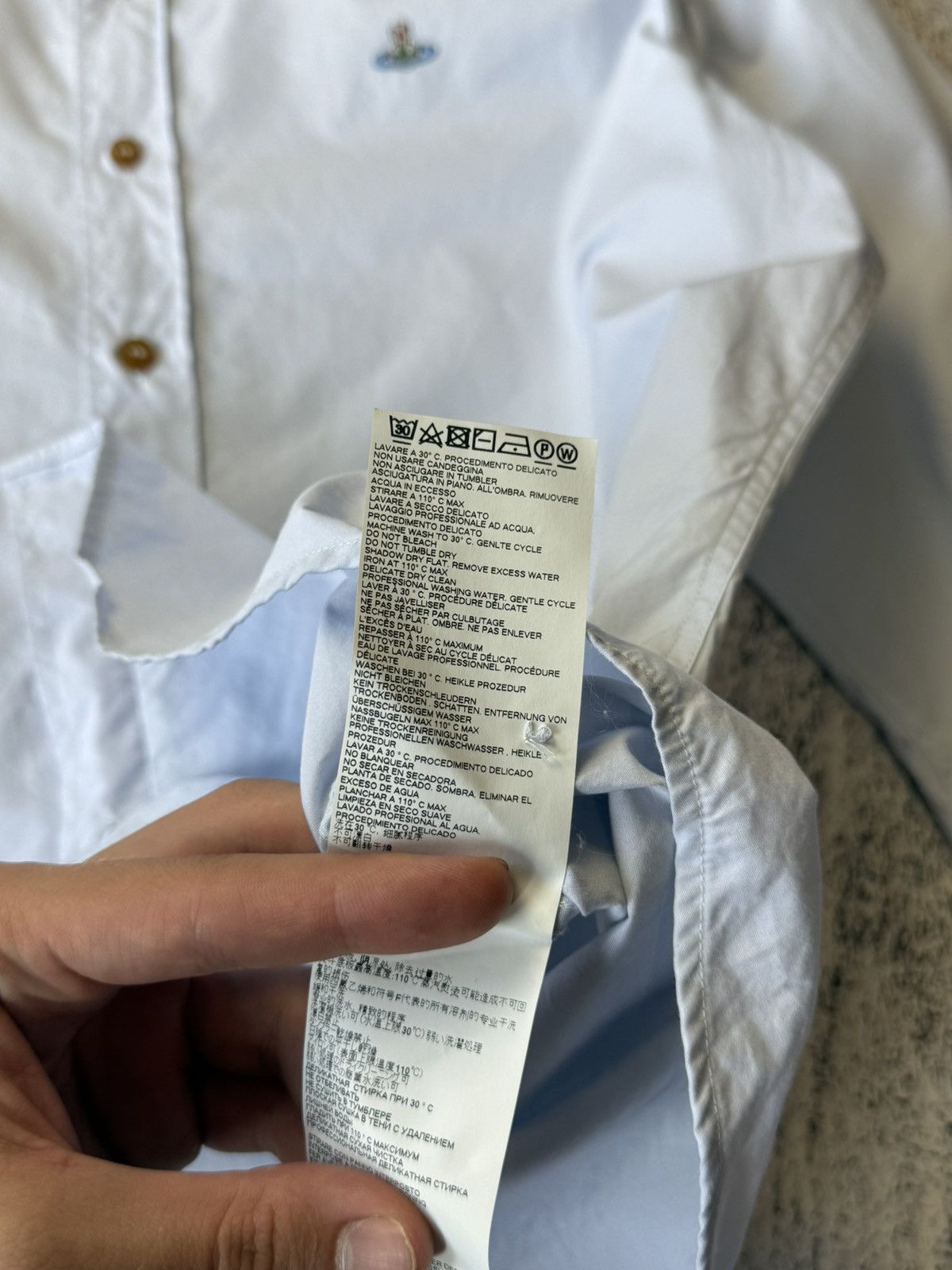 Vivienne Westwood Mens Vivienne Westwood Shirts Button Up Luxury Shirt Size US M / EU 48-50 / 2 - 16 Thumbnail