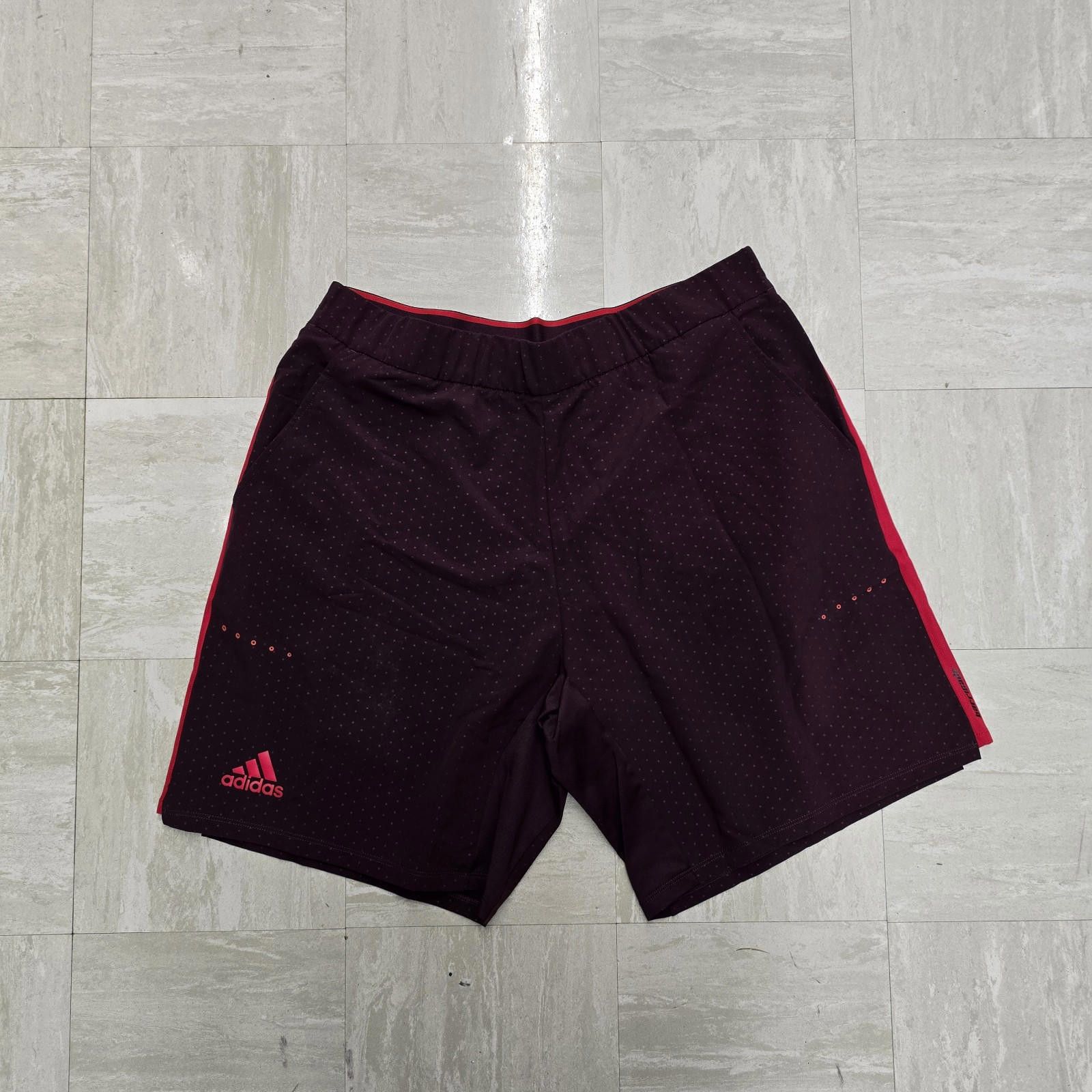 Adidas Adidas Barricade Woven Short - dark burgundy/scarletSz XL Size US 36 / EU 52 - 1 Thumbnail