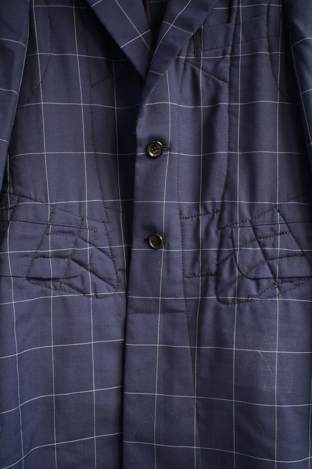 Comme des Garcons Homme Plus Comme Des Garcons Homme Plus SS18 reversible patchworks coat Size US S / EU 44-46 / 1 - 5 Thumbnail