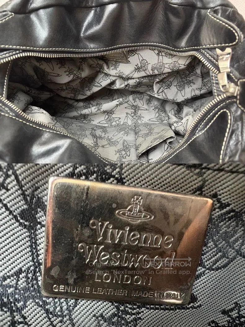 Vivienne Westwood Vivienne Westwood Black Leather Saturn Heart Bag. Size ONE SIZE - 9 Thumbnail