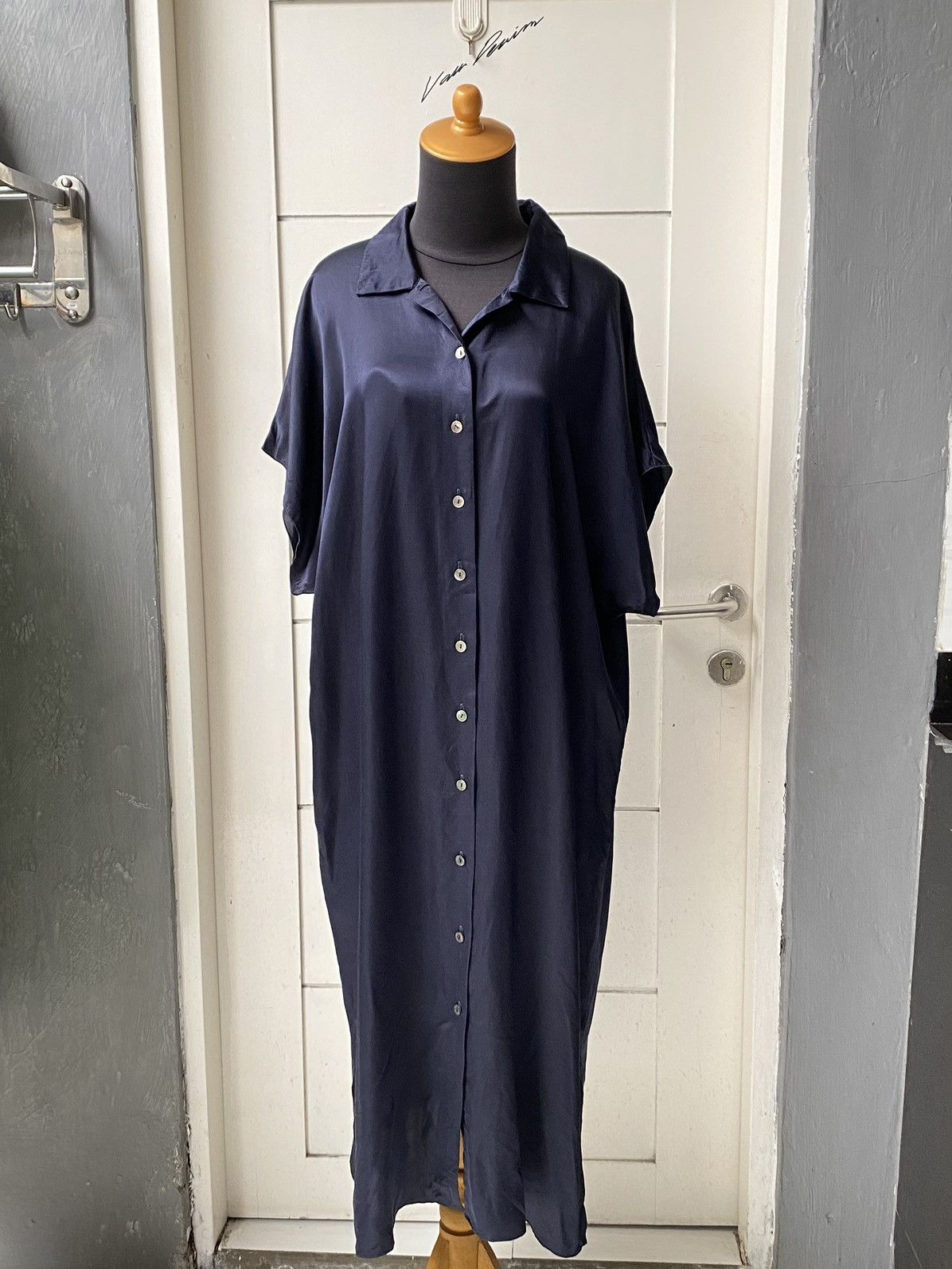Lanvin LANVIN Collection Navy Dress Size XXL / US 16-18 / IT 52-54 - 15 Thumbnail