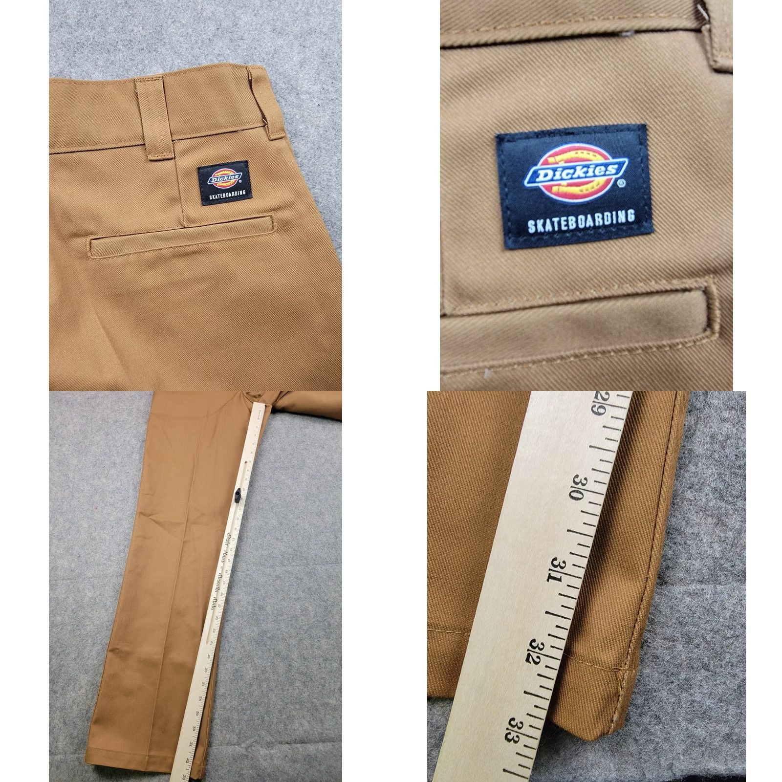 Dickies Dickies Skateboarding Pants Mens 30x34 Brown Regular Fit Wrinkle Resistant Size US 30 / EU 46 - 10 Thumbnail