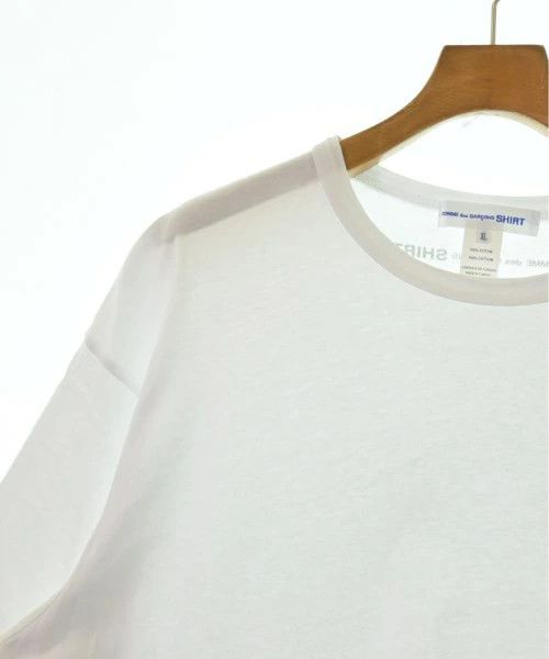 Comme des Garcons SHIRT T-Shirts Cotton Short Sleeve Plain Crewneck White Size US XL / EU 56 / 4 - 4 Thumbnail
