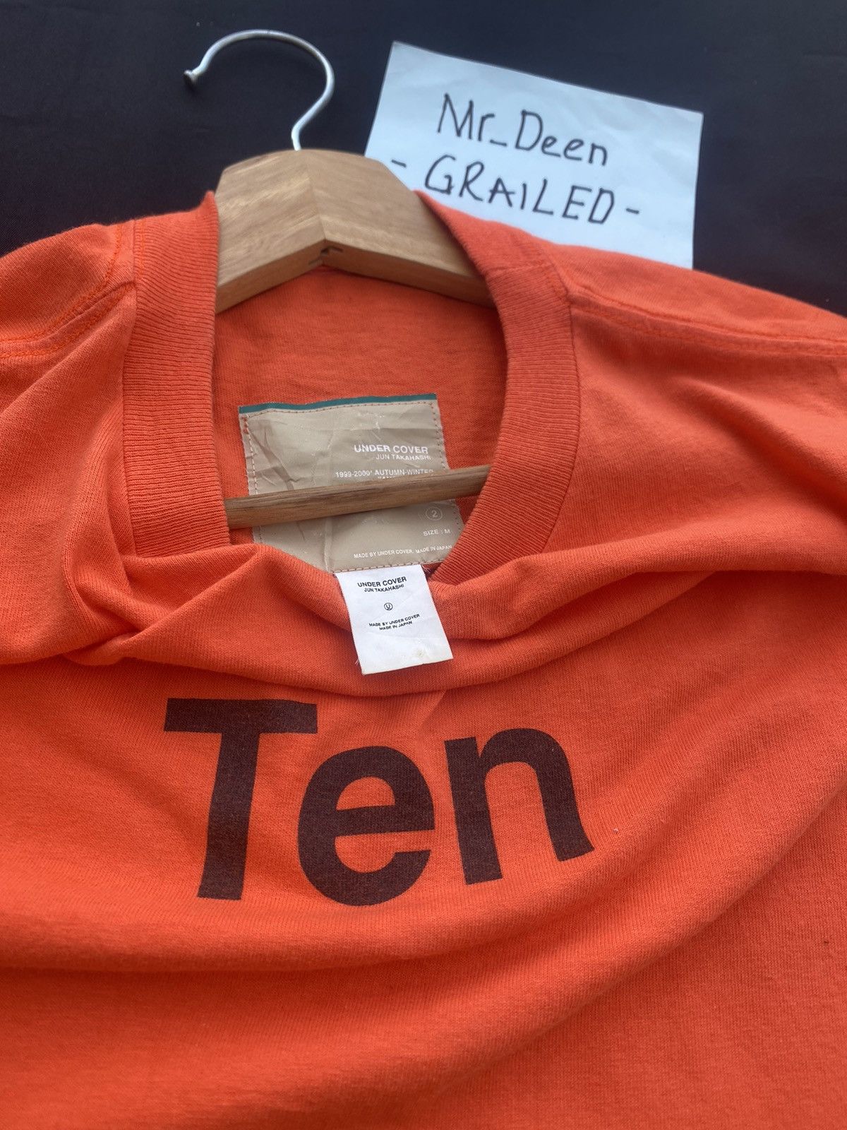 Undercover Rare Undercover 1999-2000 Autumn Winter Ten Tshirt Size US M / EU 48-50 / 2 - 14 Thumbnail