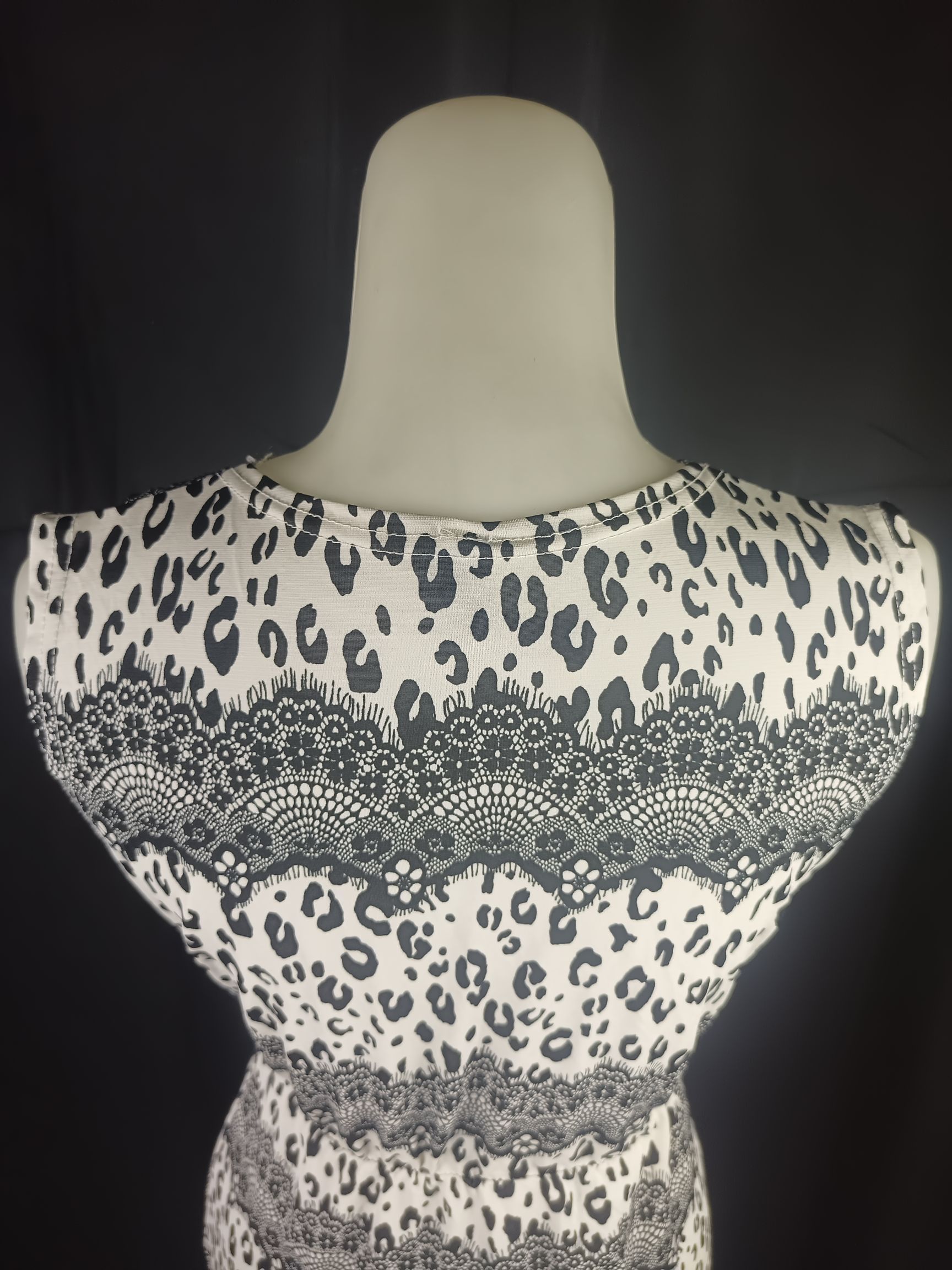 Designer × DressCamp × Japanese Brand GUMZZI Women's Sleeveless Dress Leopard Print Size M / US 6-8 / IT 42-44 - 15 Thumbnail