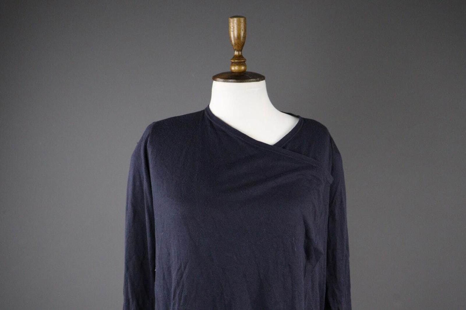 Designer Armani Jeans Casual Knit Open Cardigan Sweater Size 42 Size M / US 6-8 / IT 42-44 - 3 Thumbnail