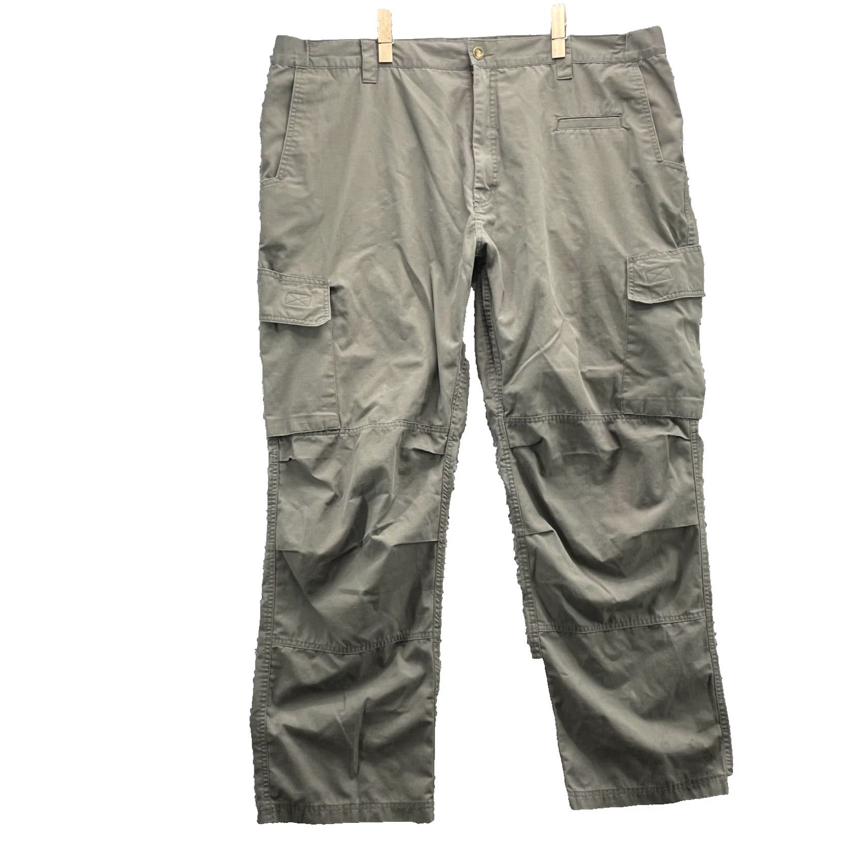 Vintage LAPG Ripstop Tactical Cargo Pants Men's 43x30* Workwear Outdoor Performance Hike Cargo Pants Men Green Size US 43 - 2 Thumbnail