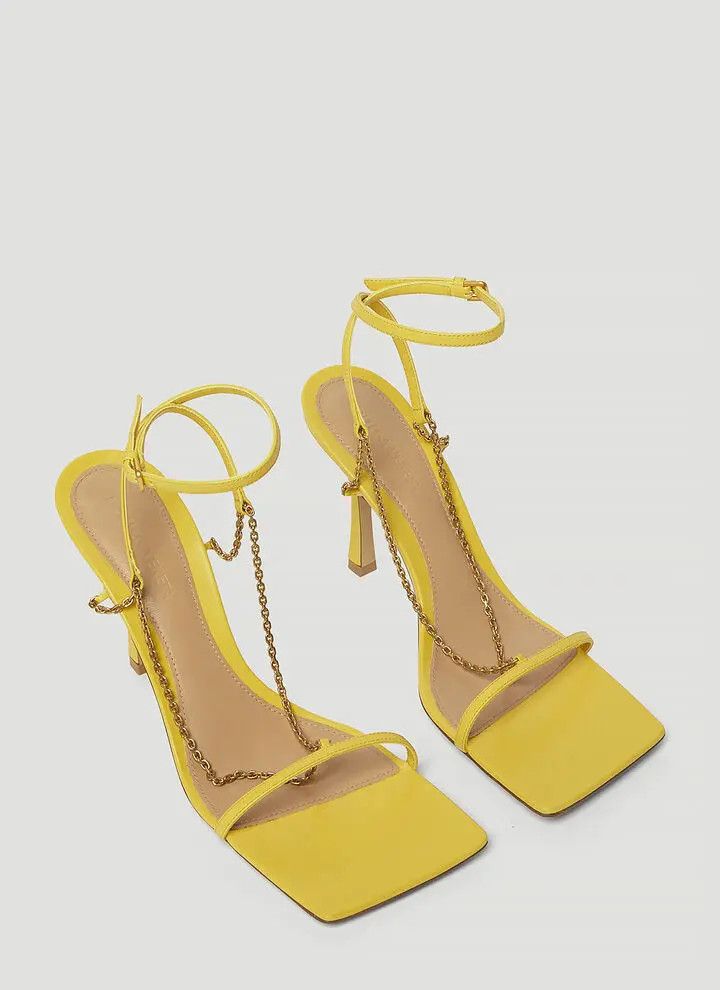 Bottega Veneta o1bcso1str0924 Stretch in Yellow Size US 5.5 / IT 35.5 - 2 Thumbnail