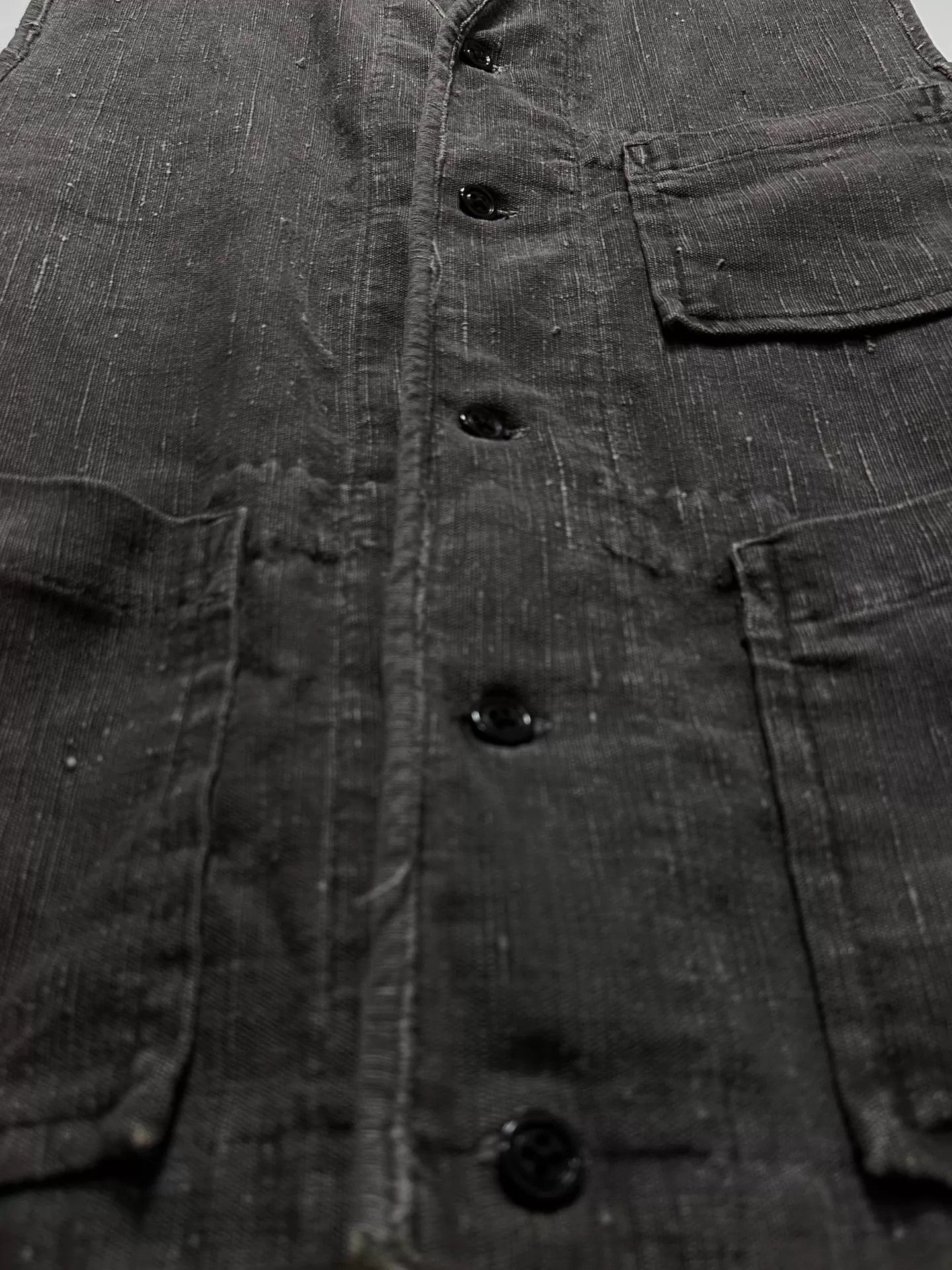 Other Andrew Driftwood 19C Linen Ink Dyed Handmade Vest (Rare) Size US S / EU 44-46 / 1 - 5 Thumbnail