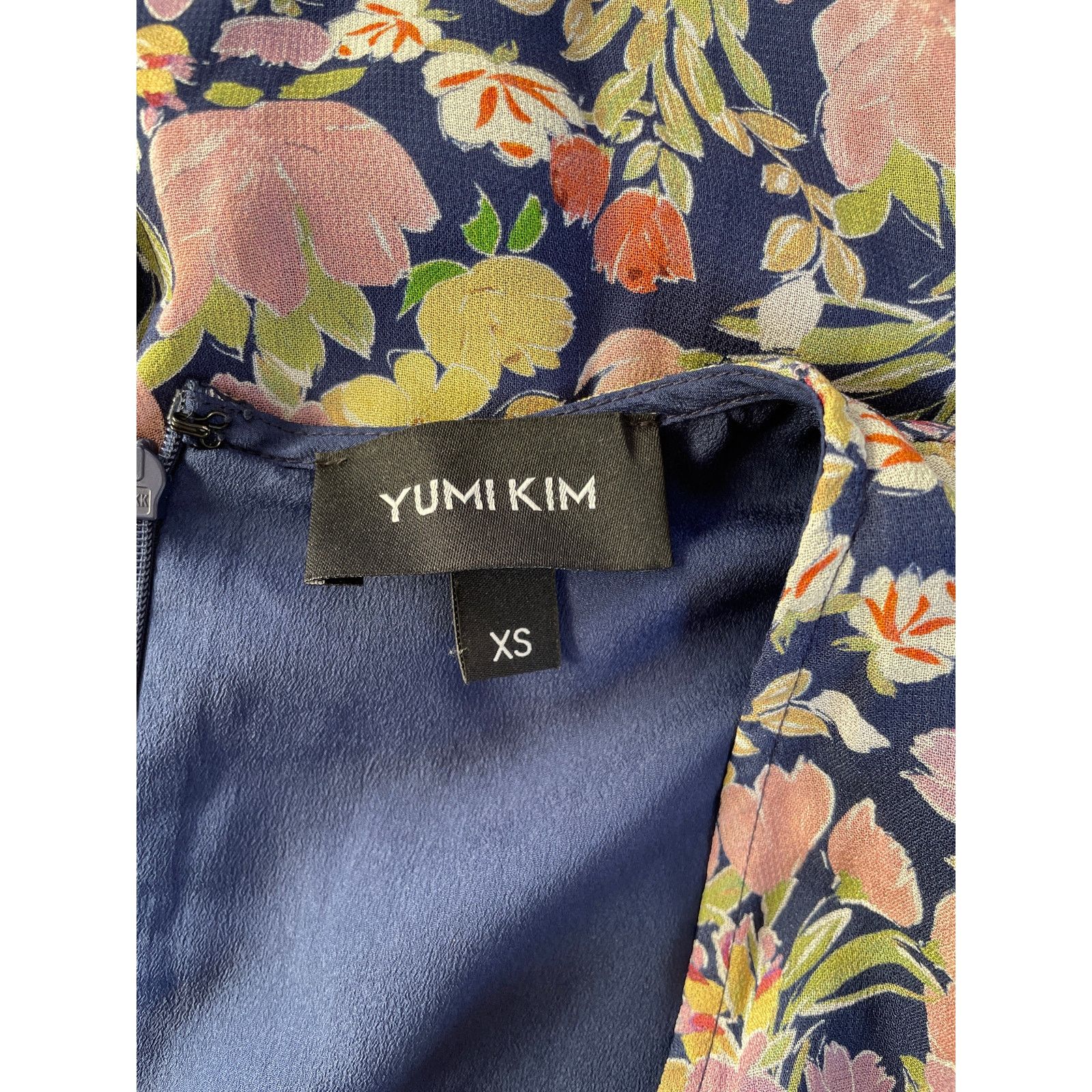 Other NWT Yumi Kim Andrea Maxi Dress Pink Navy Floral XS Size XS / US 0-2 / IT 36-38 - 7 Thumbnail