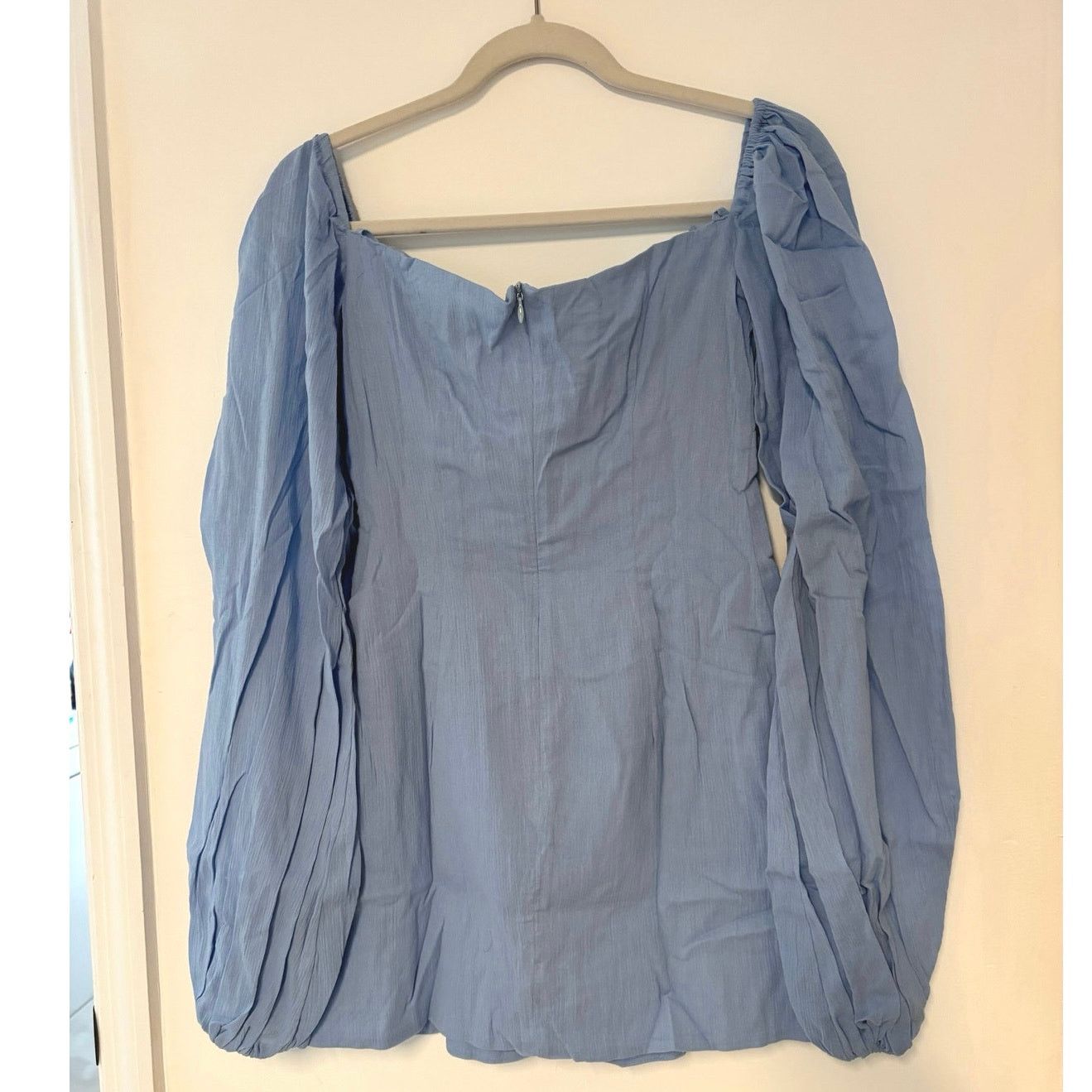 REVOLVE NWT RUMER Camille Long Sleeve Mini Dress In Blue Size XS Size XS / US 0-2 / IT 36-38 - 6 Thumbnail