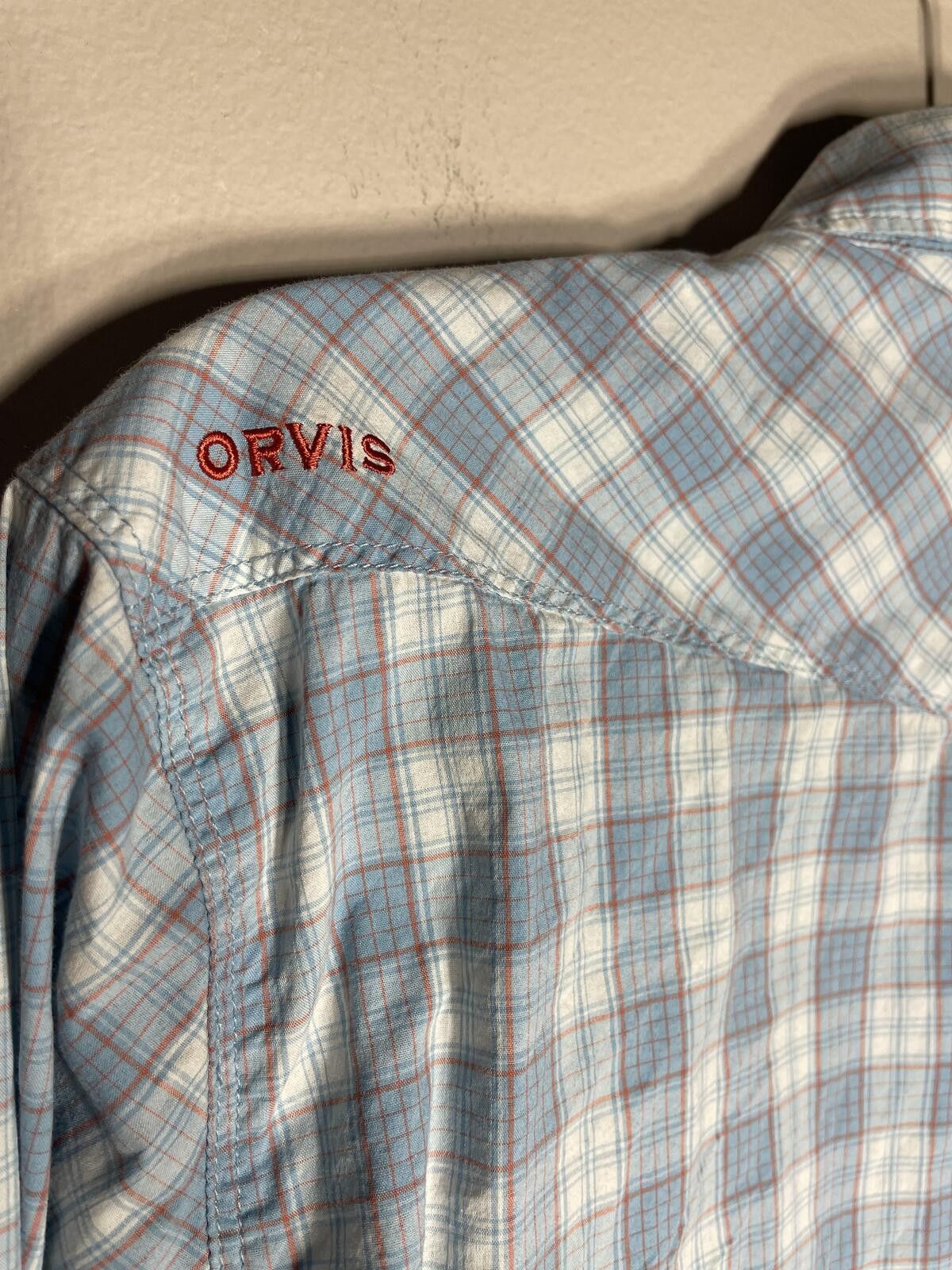 Orvis Orvis Blue Plaid Pearl Snap Western Shirt Coastal Gorpcore M Size M / US 6-8 / IT 42-44 - 7 Thumbnail