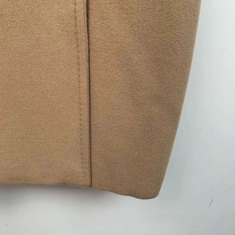 Max Mara Max Mara 101801 Collection Brown Sheepwool Lapel Double Br Size XXS / US 00 / IT 34 - 5 Thumbnail