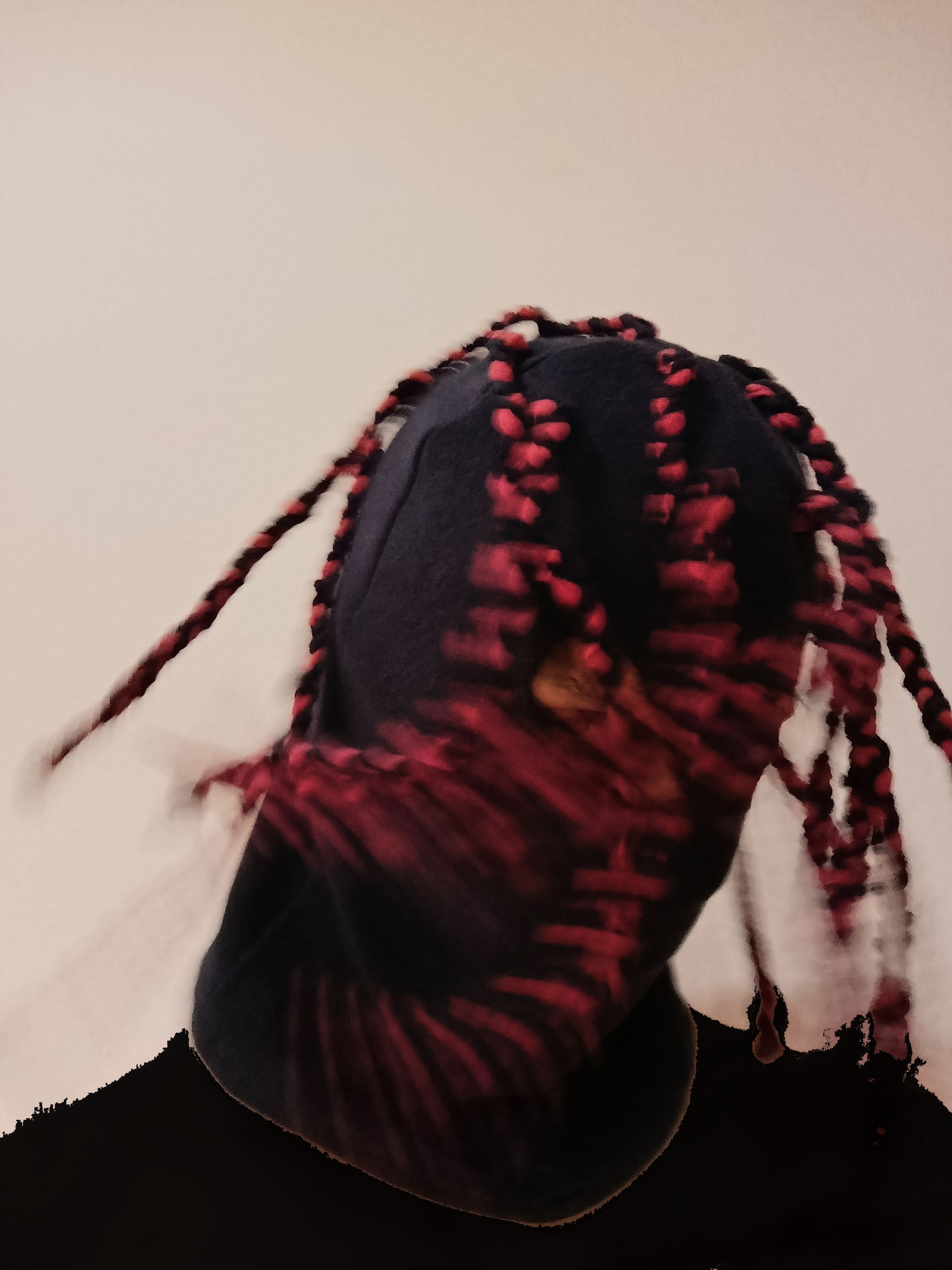 Handmade Custom Balaclava Nightmare with Braids from TEAR_ONLY Size ONE SIZE - 3 Thumbnail