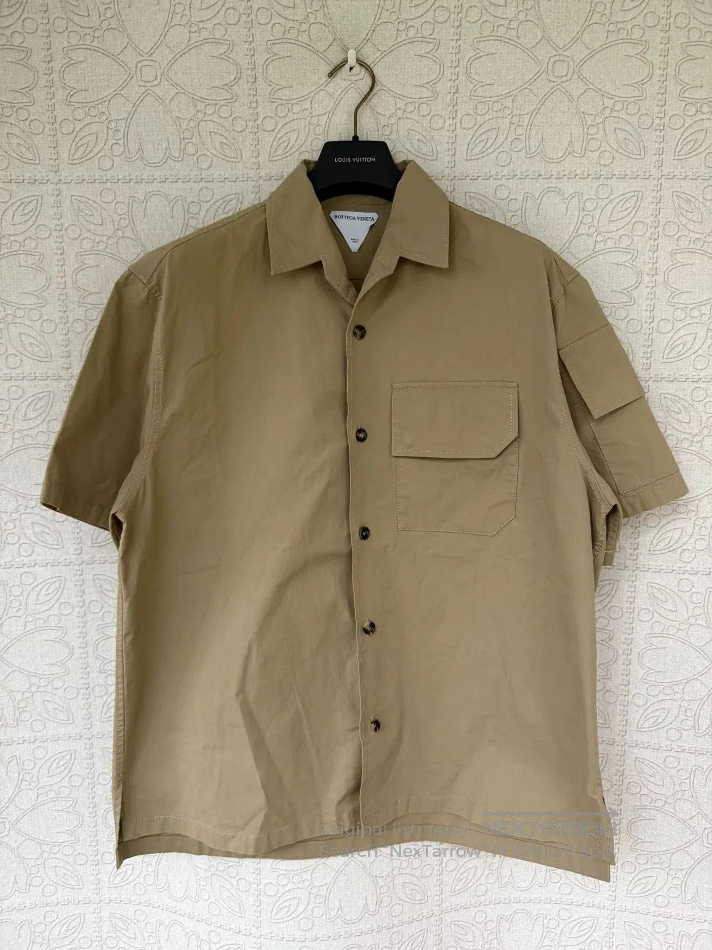 Bottega Veneta Bottega Veneta Short Sleeve Work Shirt Jacket. Size US L / EU 52-54 / 3 - 1 Thumbnail