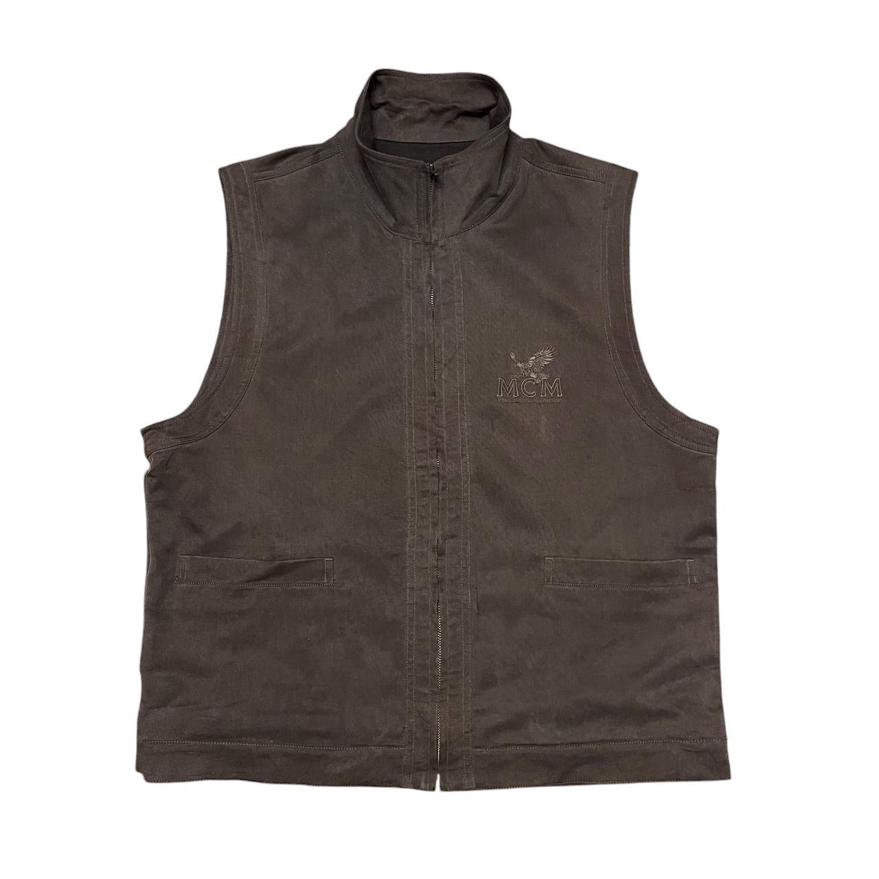 MCM Vintage MCM Legere Zipper Vest Size US L / EU 52-54 / 3 - 1 Thumbnail