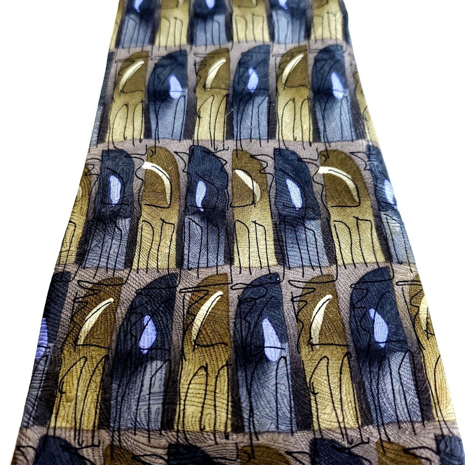 Grateful Dead J Garcia Northern Lights Collection 15 Beige Blue Abstract P Size ONE SIZE - 2 Thumbnail
